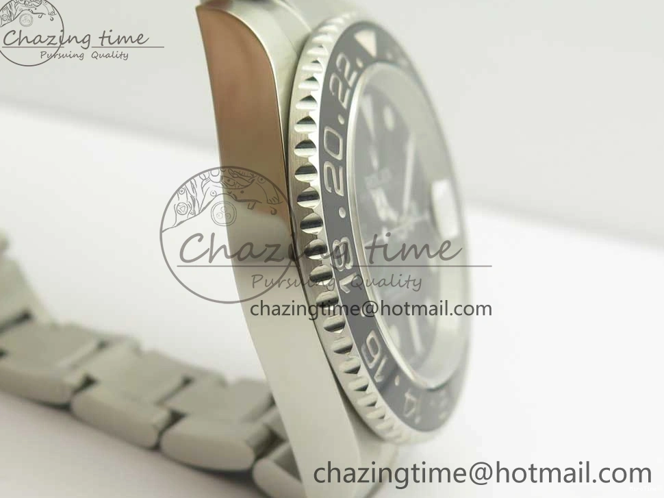 MiroTime 0131 GMT-Master II 116710 LN Black Ceramic 904L Steel DJF Best Edition on SS Bracelet A Bright 3245